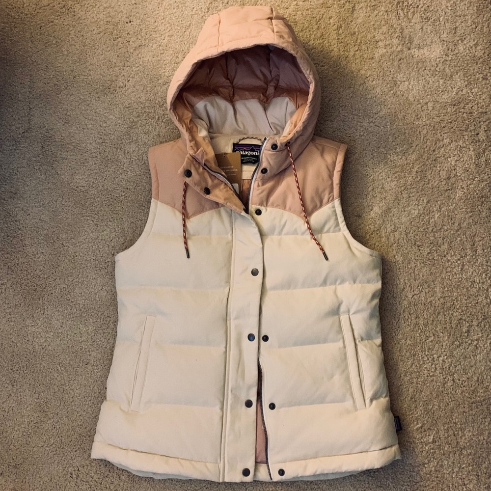 Women’s Patagonia Bivy Vest - White, Medium, NWT